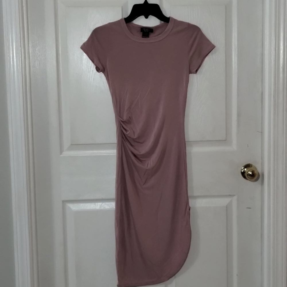 Mauve Spandex Midi